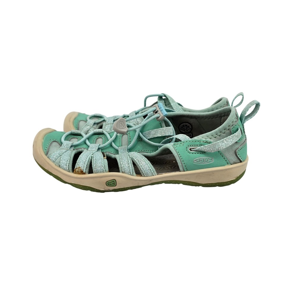 Keen Moxie Kids Sandals Mint Green Silver Glitter Water Shoes 1022889 Size 1